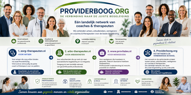 Providerboog – de verbinding naar de juiste begeleiding